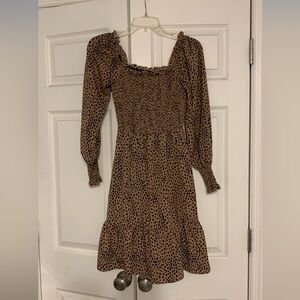 Ava James Cheetah Pattern Dress